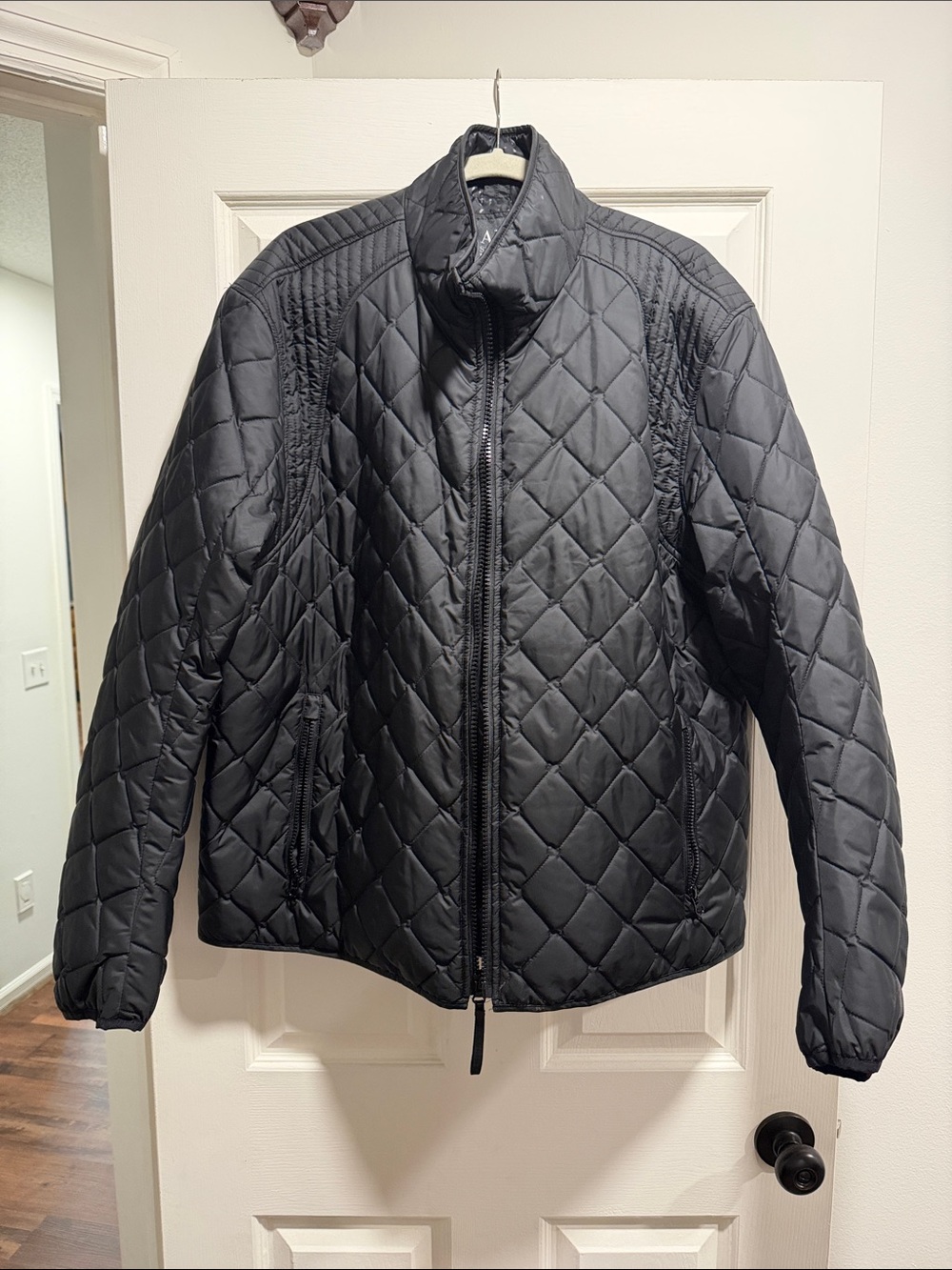 Andrew Marc Men's Black Quilted Puffer Jacket